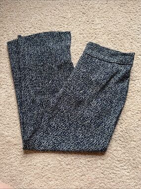 Nic & Zoe Black, Blue, White Patterned Pants